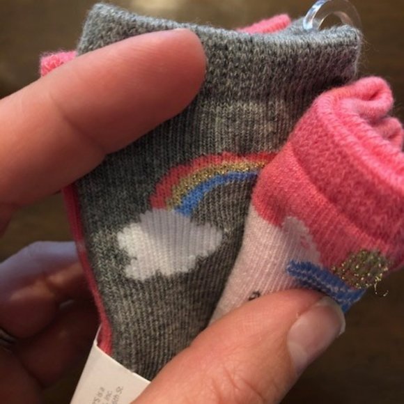 Unicorn Themed Baby socks - Picture 3 of 3